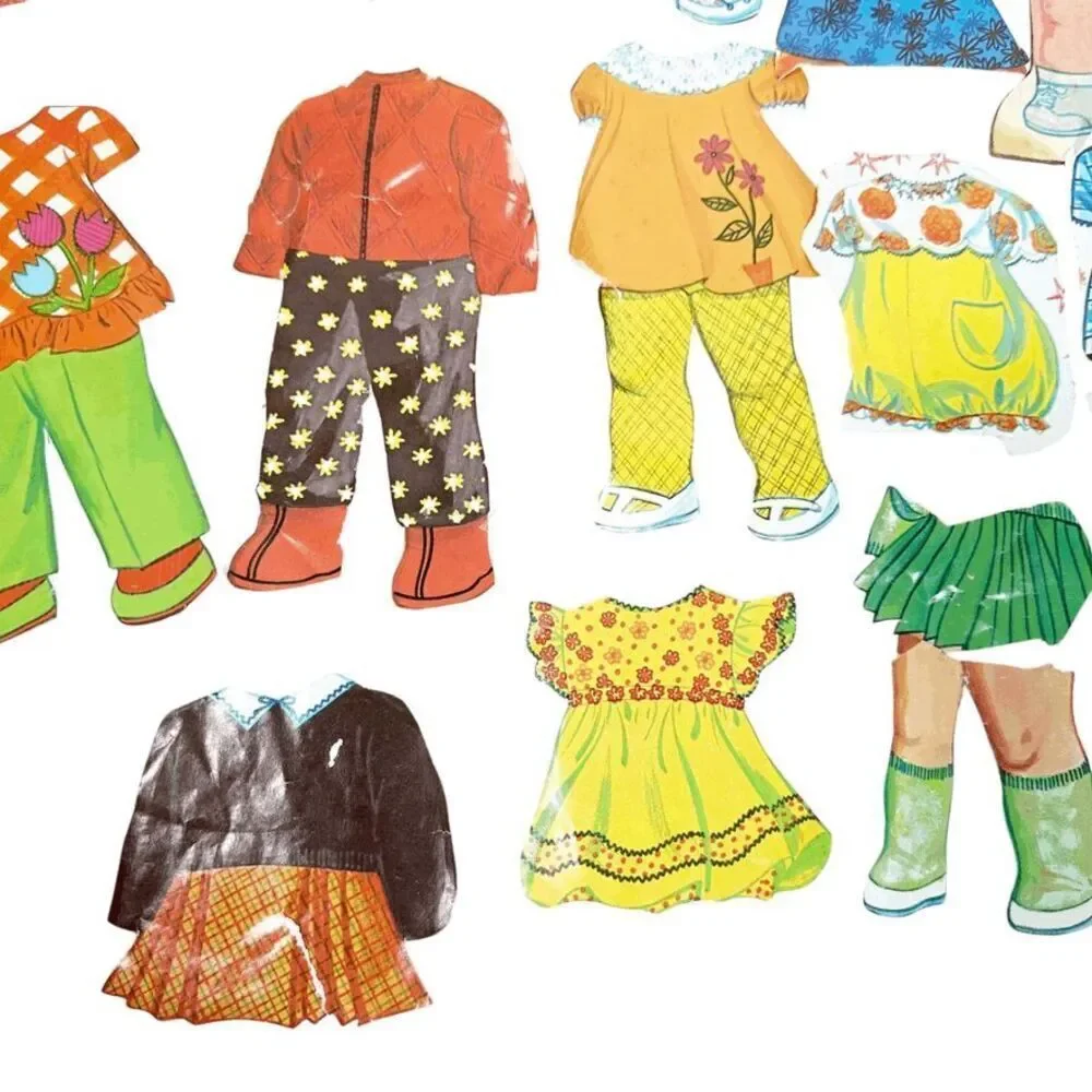 paper doll vintage swing